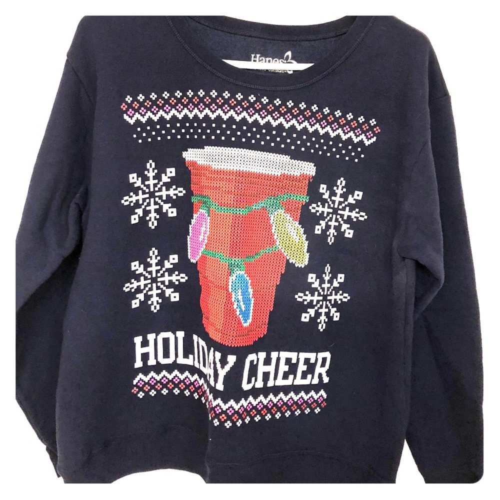 Holiday sweater.
